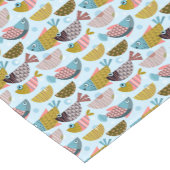 Retro Fish Kurzer Tischläufer (Ecke)