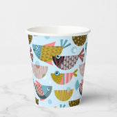 Retro Fish Pappbecher (Links)