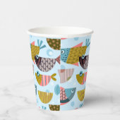 Retro Fish Pappbecher (Rechts)