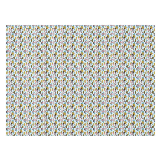 Retro Fish Tischdecke (Vorderseite (Horizontal))