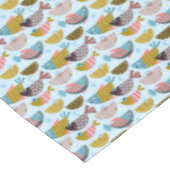 Retro Fish Tischdecke (Schrägansicht)