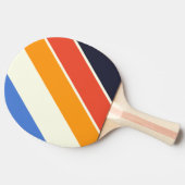 Retro Five Bold Strip Tischtennis Schläger (Seitenansicht)