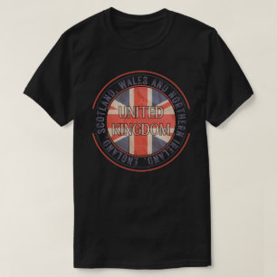 Retro-Flagge des Vereinigten Königreichs T-Shirt