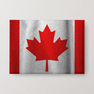 Retro-Flagge Kanadas Button