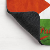 Retro Flagge Palästinas Mousepad (Ecke)