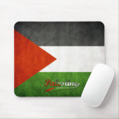 Retro Flagge Palästinas Mousepad (Mit Mouse)