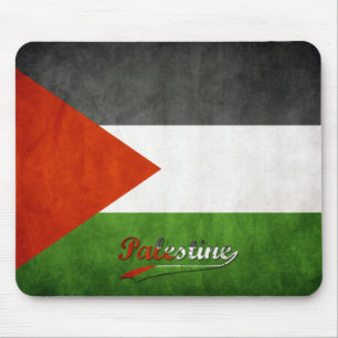 Retro Flagge Palästinas Mousepad