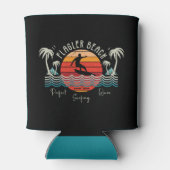 Retro Flagler Beach Dosenkühler (Rückseite)