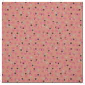 Retro Flamingo Fizz Bold Pink Punkte Stoff (Muster)