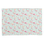 Retro Flamingo-Muster Kissenbezug (Vorderseite-Rechts)