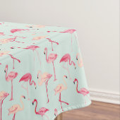 Retro Flamingo-Muster Tischdecke (Beispiel)