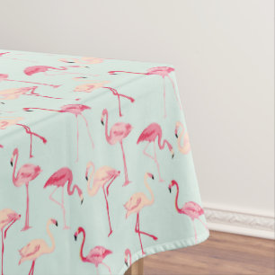 Retro Flamingo-Muster Tischdecke