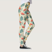 Retro-Flamingo-Poolside-Sommer-Muster (12) Leggings (Rechts)