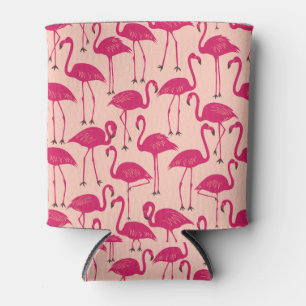 Retro Flamingo Sommer-Pool-Sonnenuntergangs-Sher Dosenkühler