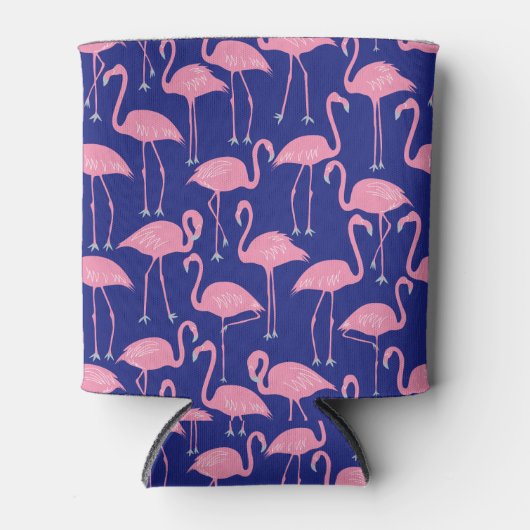Retro Flamingo | Summer Poolside Cool Coastal Dosenkühler (Vorderseite)