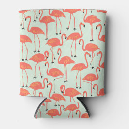 Retro Flamingo | Summer Poolside Coral Dosenkühler