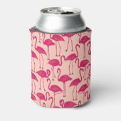 Retro Flamingo | Summer Poolside Sunset Sherbet Dosenkühler (Kanne Rückseite)