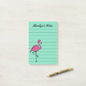 Retro Flamingo zu tun List Post it Notes Geschenk Post-it Klebezettel (Auf Schreibtisch)