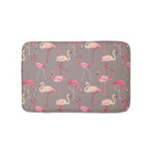 Retro Flamingos Badematte (Vorderseite)