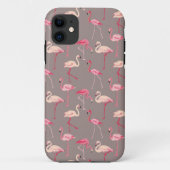Retro Flamingos Case-Mate iPhone Hülle (Rückseite)