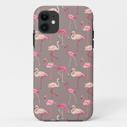 Retro Flamingos Case-Mate iPhone Hülle (Rückseite)