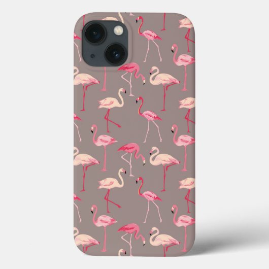 Retro Flamingos Case-Mate iPhone Hülle (Rückseite)