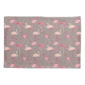 Retro Flamingos Kissenbezug (Rückseite-Links)
