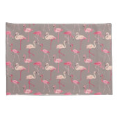 Retro Flamingos Kissenbezug (Rückseite-Rechts)