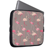 Retro Flamingos Laptopschutzhülle (Vorne Rechts)