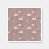 Retro Flamingos Serviette (Vorderseite)