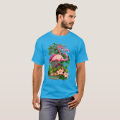 Retro Flamingos T-Shirt (Vorne ganz)