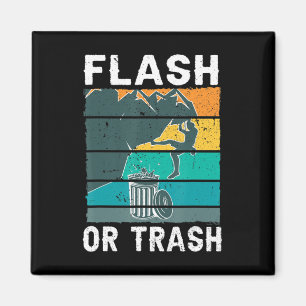 Retro Flash oder Trash Fun Rock Klettersteig Bo Magnet