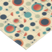 Retro-Flecken und Dots Tischdecke (Schrägansicht)