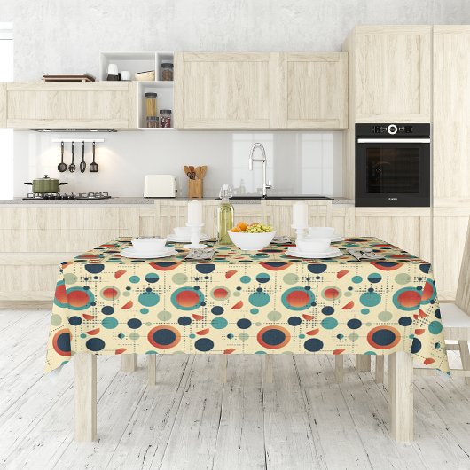Retro-Flecken und Dots Tischdecke