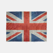 Retro Fleecedecke der BRITISCHEN britischen (Vorderseite (Horizontal))