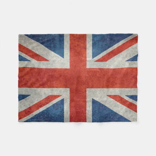 Retro Fleecedecke der BRITISCHEN britischen (Vorderseite (Horizontal))