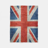 Retro Fleecedecke der BRITISCHEN britischen (Vorderseite)