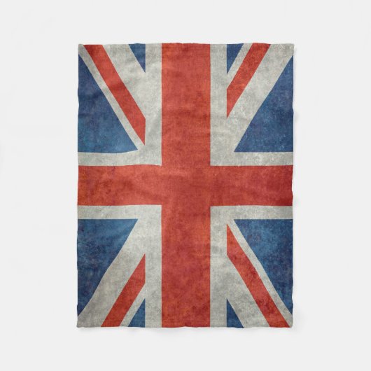 Retro Fleecedecke der BRITISCHEN britischen (Vorderseite)