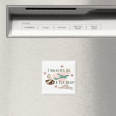 Retro 'Flieg richtig' Magnet (In Situ (Geschirrspüler))
