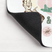 Retro 'Flieg richtig' Mousepad (Ecke)