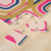 Retro flippiger quadratischer Entwurf Puzzle (Seite)