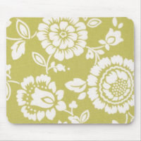 Retro flippiges BlumenMousepad