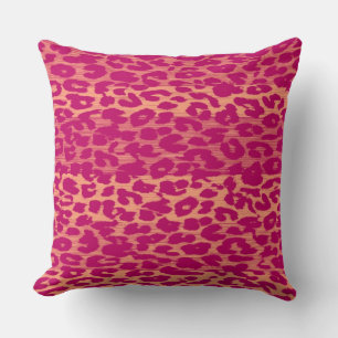 Retro Flirt Leopard Print Skin Kissen