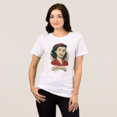 Retro Flirt Tri-Blend Shirt (Vorderseite voll)