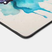 Retro Floating Butterfly Doodle Art Schreibtischunterlage (Ecke)