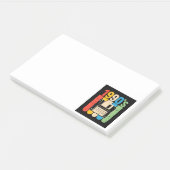 Retro-Floppydiskette-Computer-Nostalgie der 1990er Post-it Klebezettel (angewinkelt)