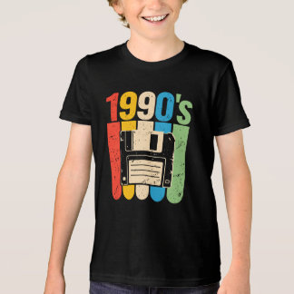 Retro-Floppydiskette-Computer-Nostalgie der 1990er Tri-Blend Shirt