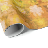 Retro Floral Abstrakt Salty Wasserfarben Muster Geschenkpapier (Rolleneckpunkt)