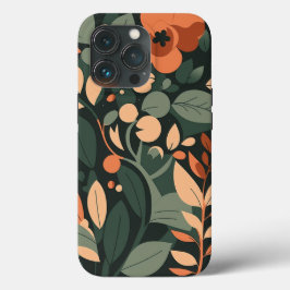 Retro Floral Art Muster Case-Mate iPhone Hülle