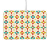 Retro Floral Autolufterfrischer (Rückseite)